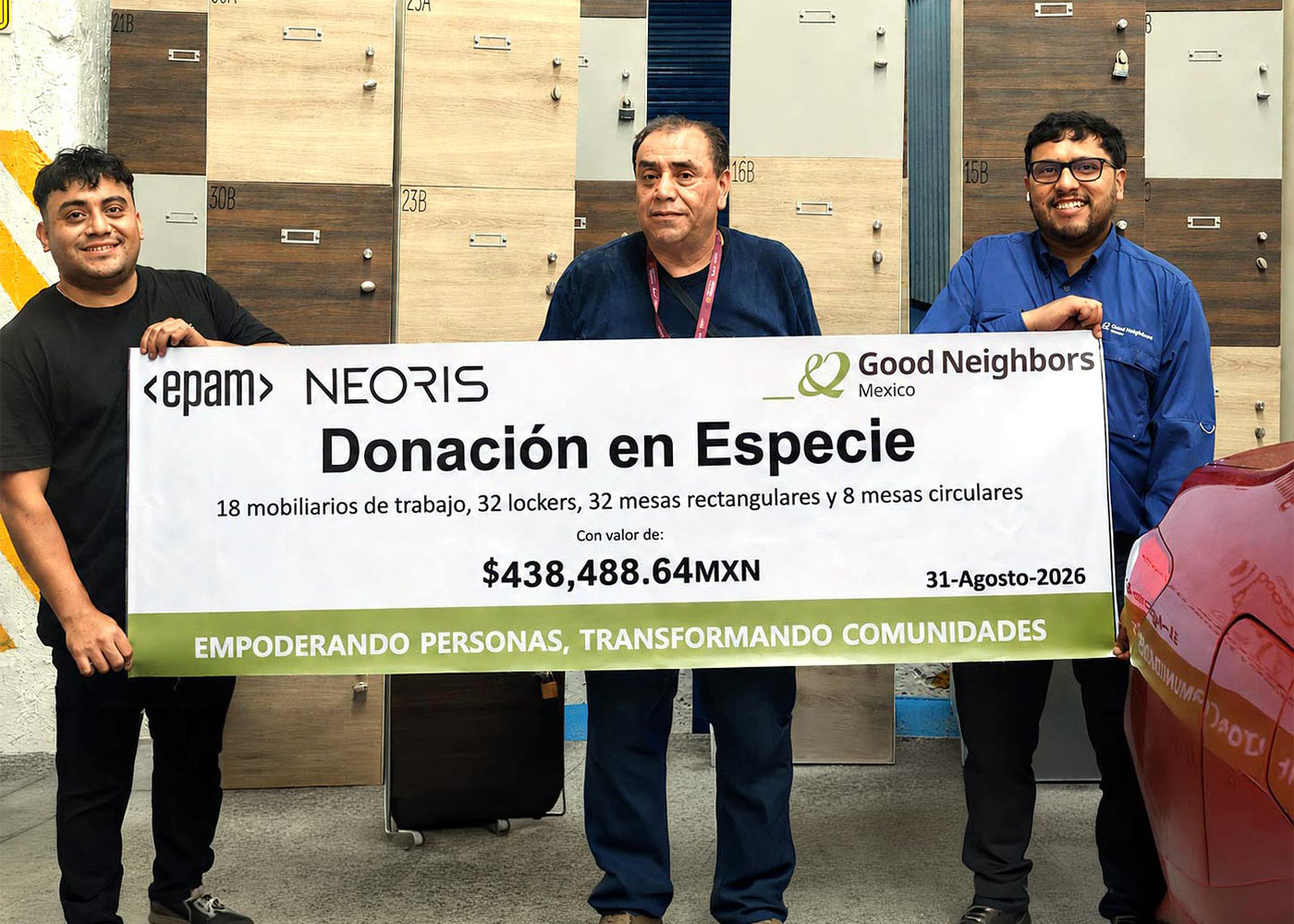 Donaciones empresariales en especie para comunidades acompañadas por Good Neighbors México
